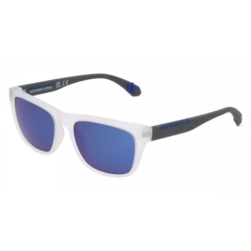 Superdry 5009 Unisex-Sonnenbrille Vollrand Eckig Kunststoff-Gestell, weiß