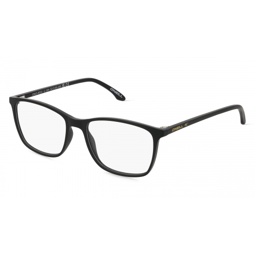 O'Neill ONO 4531 Damen-Brille inkl. Gläser Vollrand Eckig Kunststoff-Gestell 52mm/16mm/145mm, schwarz