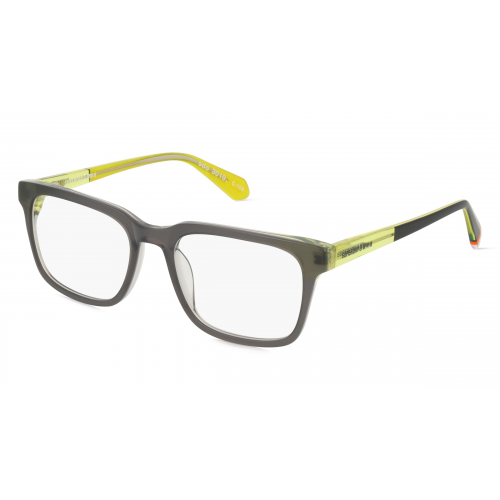 Superdry SDO 3010 Herren-Brille inkl. Gläser Vollrand Eckig Kunststoff-Gestell 52mm/18mm/145mm, grau