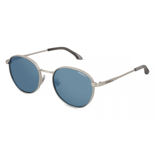 O'Neill 9013  2.0 ONS Damen-Sonnenbrille Vollrand Rund Edelstahl-Gestell, silber