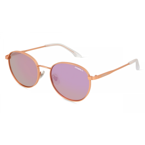 O'Neill 9013  2.0 ONS Damen-Sonnenbrille Vollrand Rund Edelstahl-Gestell, gold