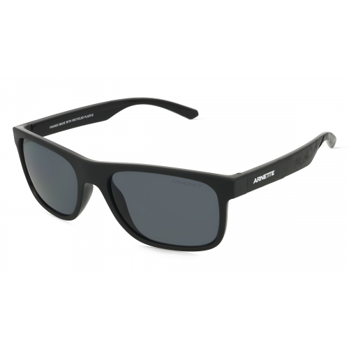 Arnette 0AN4341 KHIM Herren-Sonnenbrille Vollrand Eckig Acetat-Gestell, schwarz