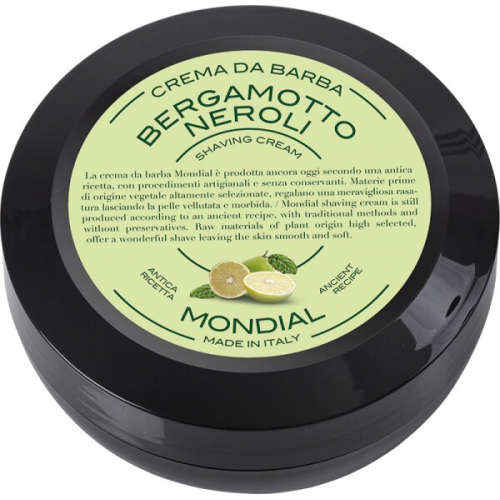 Mondial Luxury Shaving Cream Travel Pack 75 ml Bergamotto Neroli