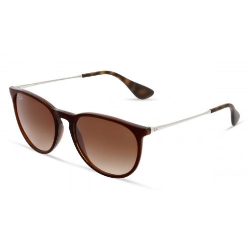 Ray-Ban RB 4171 ERIKA Damen-Sonnenbrille Vollrand Panto Kunststoff-Gestell, lila