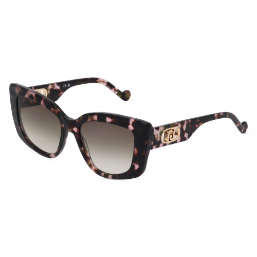 Liu Jo LJ776S Damen-Sonnenbrille Vollrand Butterfly Kunststoff-Gestell, braun