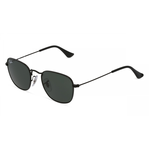 Ray-Ban Junior RJ 9557S FRANK Jugend-Sonnenbrille Vollrand Panto Metall-Gestell, schwarz