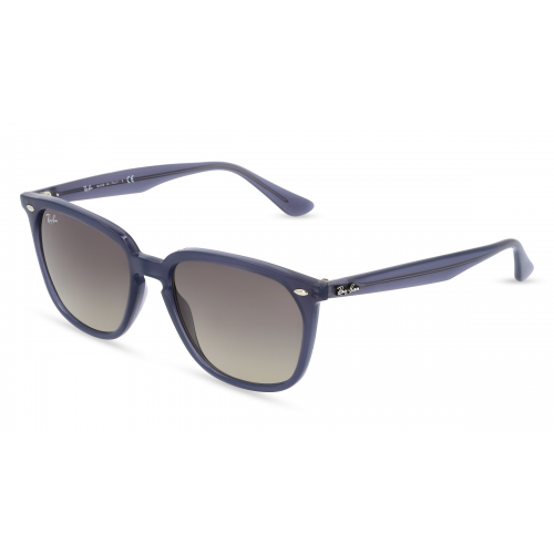 Ray-Ban RB 4362 Unisex-Sonnenbrille Vollrand Eckig Propionat-Gestell, Blau