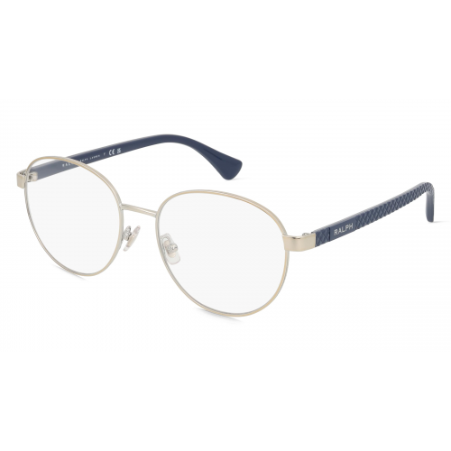 Ralph RA6050 Damen-Brille inkl. Gläser Vollrand Panto Metall-Gestell 51mm/17mm/140mm, silber