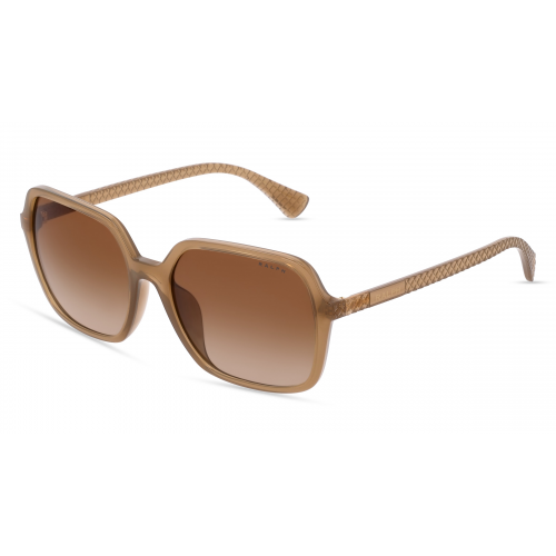 Ralph RA5291U Damen-Sonnenbrille Vollrand Eckig Kunststoff-Gestell, Beige