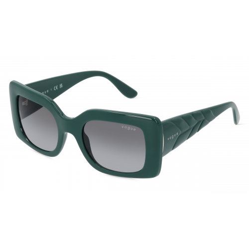 Vogue eyewear VO5481S Damen-Sonnenbrille Vollrand Eckig Kunststoff-Gestell, Grün