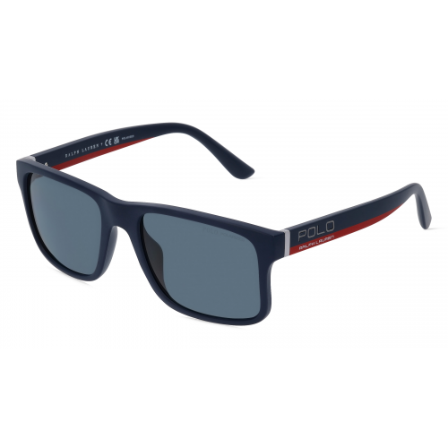 Polo by Ralph Lauren PH4195U Herren-Sonnenbrille Vollrand Eckig Kunststoff-Gestell, blau