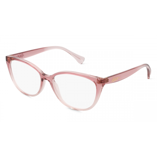 Ralph RA7135 Damen-Brille inkl. Gläser Vollrand Butterfly Kunststoff-Gestell 55mm/16mm/140mm, pink