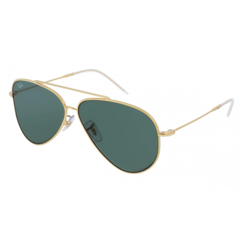 Ray-Ban RBR0101S REVERSE Unisex-Sonnenbrille Vollrand Pilot Metall-Gestell, gold