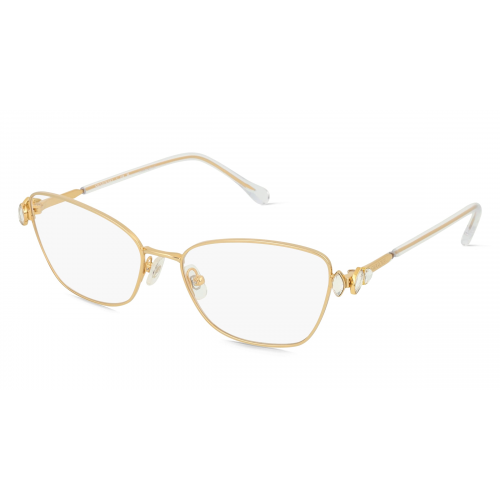 Swarovski SK1006 Damen-Brille inkl. Gläser Vollrand Butterfly Metall-Gestell 55mm/17mm/140mm, gold