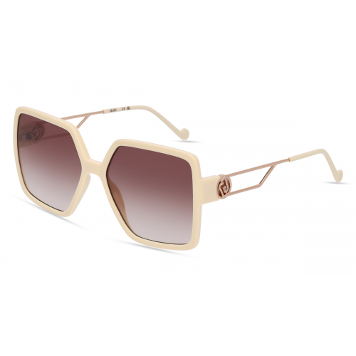 Liu Jo LJ763SR Damen-Sonnenbrille Vollrand Eckig Kunststoff-Gestell, gelb