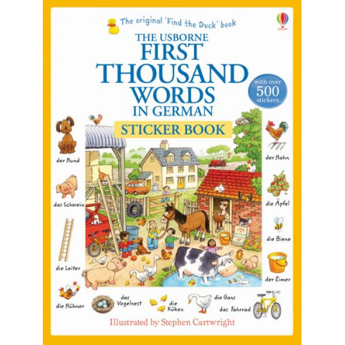 145652 - First Thousand Words in German Sticker Book