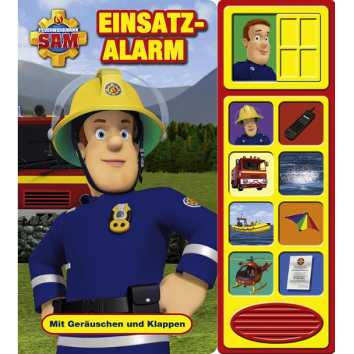 Feuerwehrmann Sam - Einsatzalarm,Klappen-Geräusche-Buch