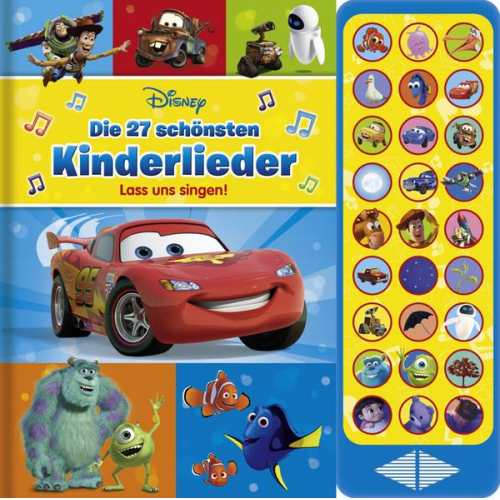 140166 - Disney - Die schönsten Kinderlieder - lass uns singen!, 27 Kinder- und Gutenachtlieder zum Mitsingen - mit Notensatz