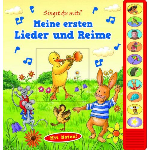 Axel Dissmann - Meine ersten Lieder und Reime - Vorlese-Pappbilderbuch mit Sound