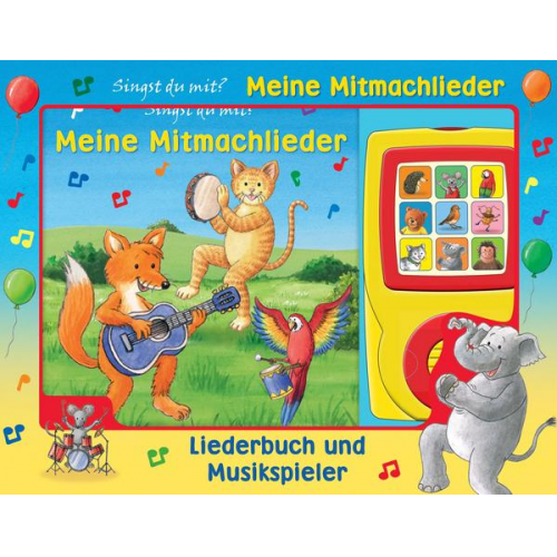 5383 - Meine Mitmachlieder - Liederbuch und Musikspieler - Pappbilderbuch mit 15 beliebten Kinderliedern