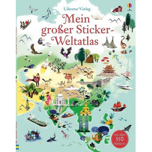 58509 - Mein großer Sticker-Weltatlas