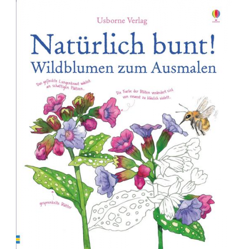 Susan Meredith - Natürlich bunt! Wildblumen zum Ausmalen