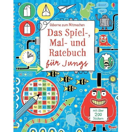 93690 - Das Spiel-, Mal- und Ratebuch für Jungs