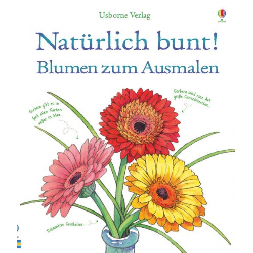 Susan Meredith - Natürlich bunt! Blumen zum Ausmalen