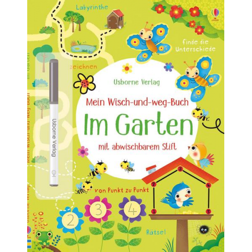 87893 - Mein Wisch-und-weg-Buch: Im Garten