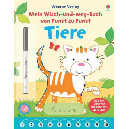 Jessica Greenwell - Mein Wisch-und-weg-Buch von Punkt zu Punkt: Tiere