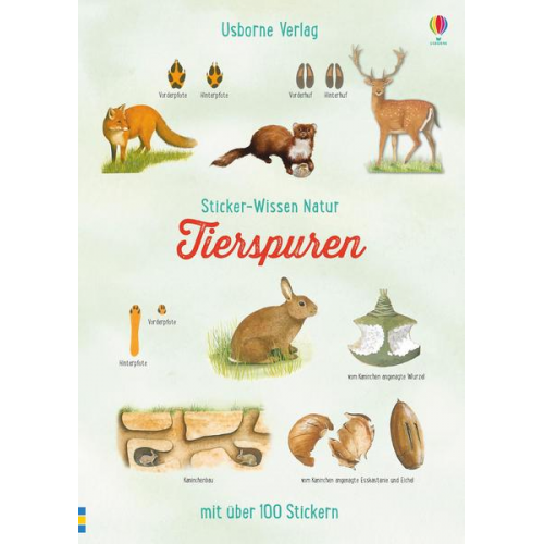 78752 - Sticker-Wissen Natur: Tierspuren