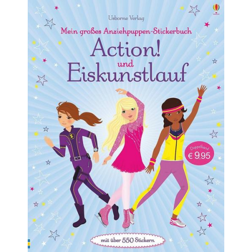 66892 - Mein großes Anziehpuppen-Stickerbuch: Action! und Eiskunstlauf