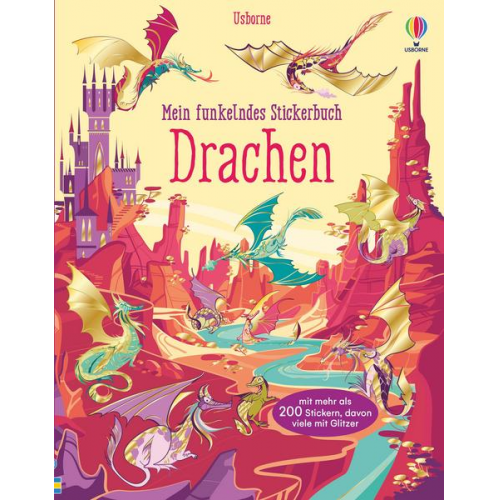 125871 - Mein funkelndes Stickerbuch: Drachen