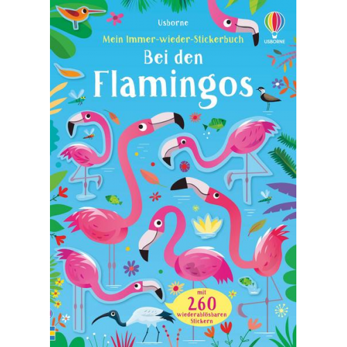 35023 - Mein Immer-wieder-Stickerbuch: Bei den Flamingos