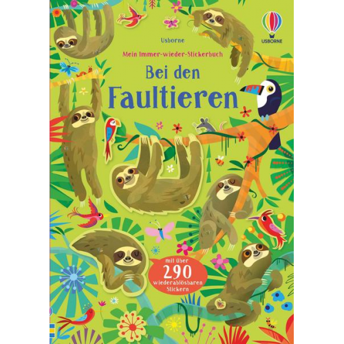 125931 - Mein Immer-wieder-Stickerbuch: Bei den Faultieren