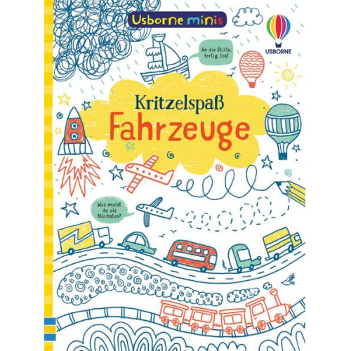 78751 - Usborne Minis: Kritzelspaß Fahrzeuge