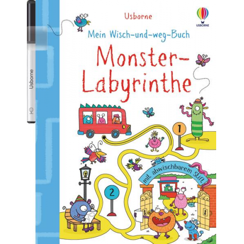 16831 - Mein Wisch-und-weg-Buch: Monster-Labyrinthe