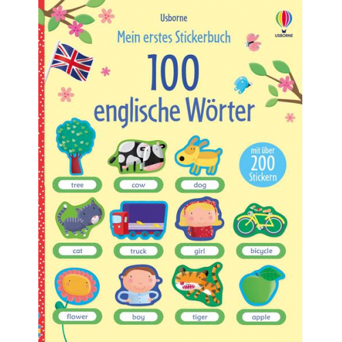 Felicity Brooks & Mairi Mackinnon - Mein erstes Stickerbuch: 100 englische Wörter