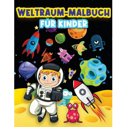 Art Books - Weltraum-Malbuch für Kinder