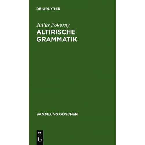 Altirische Grammatik