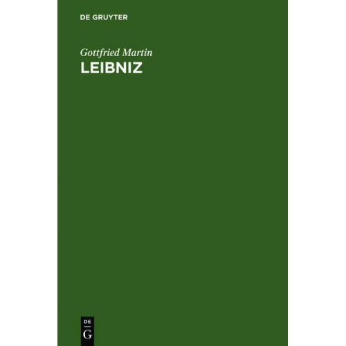 Gottfried Martin - Leibniz