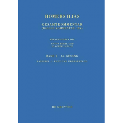 Homerus: Homers Ilias. Vierzehnter Gesang / Text und Übersetzung