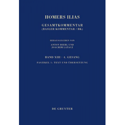 Homerus: Homers Ilias. Vierter Gesang / Text und Übersetzung