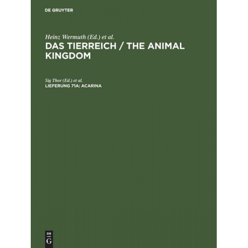 Das Tierreich / The Animal Kingdom / Acarina