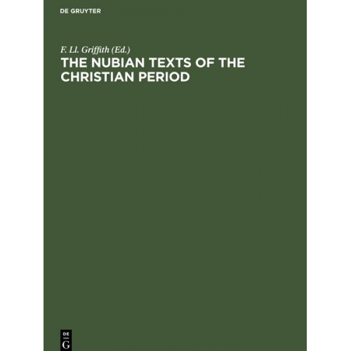 The Nubian Texts of the Christian Period