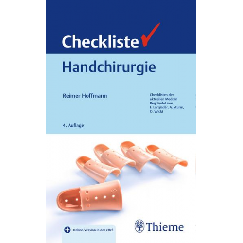 Reimer Hoffmann - Checkliste Handchirurgie