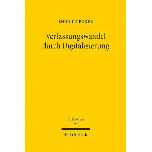 Enrico Peuker - Verfassungswandel durch Digitalisierung