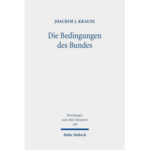 Joachim J. Krause - Die Bedingungen des Bundes