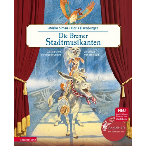 Marko Simsa - Die Bremer Stadtmusikanten (Das musikalische Bilderbuch mit CD und zum Streamen)
