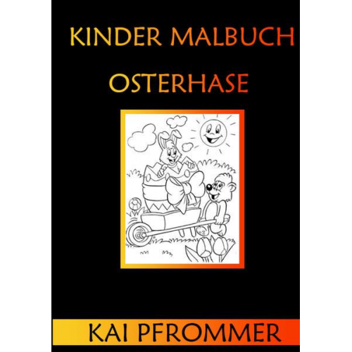 Kai Pfrommer - Mandala Malbuch für Kinder, viele verschiedene Motive,"Osterhase" , Softcover und Hardcover, DIN A4 Format